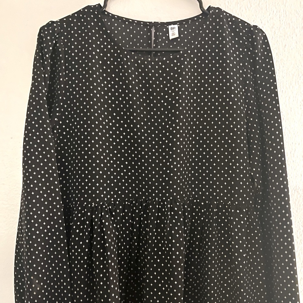 BP. Printed Babydoll Dress - Picture 3 of 7